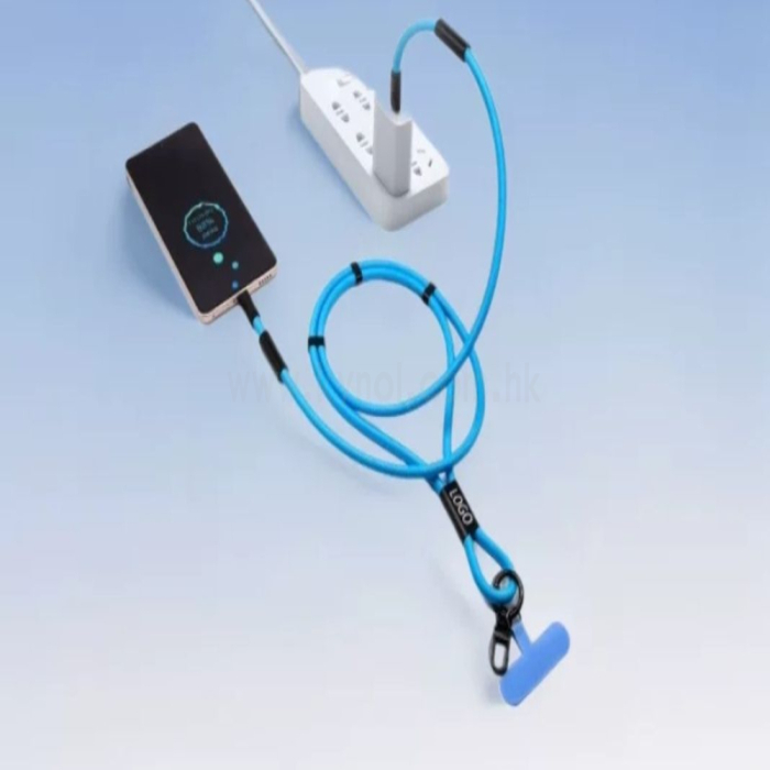 手機掛繩充電線二合一